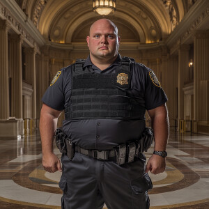 Lifesize digital photography portrait of young fit muscled, deep...