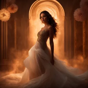 A highly detailed and artistic photograph of Dahlia Valentina (f...