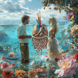 Generate an ultra high resolution 3D image depicting an Italian...