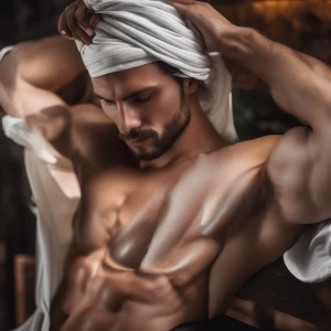 Try
Ramón tienen un cuerpo velludo y musculoso y ese pene uff...