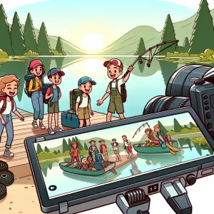 We open on a sun-drenched scene of Sarah and her friends arrivin...