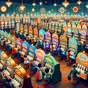 Casino floor slots