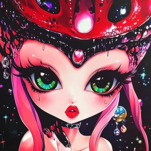 Alien Princess cosmic devour --sref 1