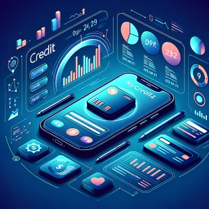 Create a modern image for
MyCreditz platform