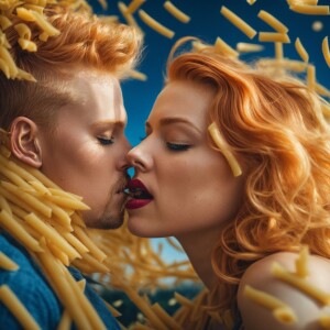 Photorealistic image. High resolution. Light ginger haired femal...