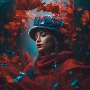 слово FROST, сосульки, медведь, морозный фон,