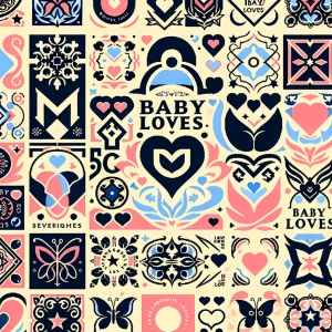 Different shaped logos for (Baby loves) logo
Use butterflies and...