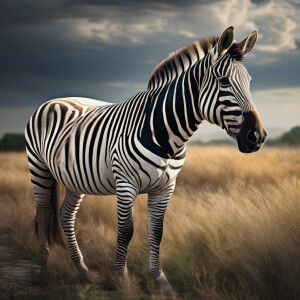 zebra horse