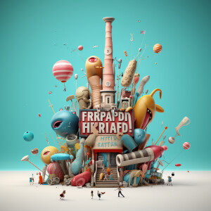 create a  ultra high resolution 3D eye catching, attention grabb...