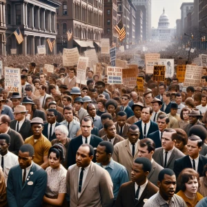 Nineteen sixty civil rights riots.Are you in washington d c