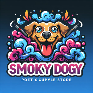 Логотип для вейп шопа и магазина зоотоваров 2 в 1 название Smoky...