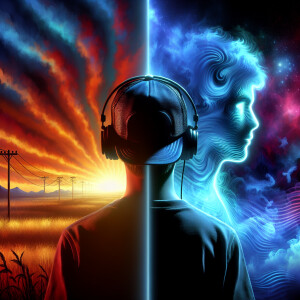 "Envision a mysterious and cool profile picture that perfectly e...