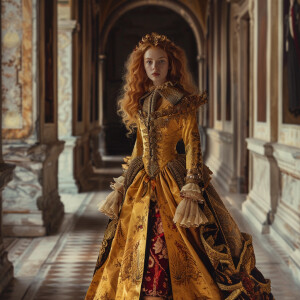 Photorealistic image. Walking down a  Runway walk image. Head to...