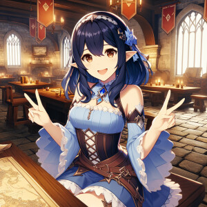 Wendy Marvell from “Fairy Tail” as a young adult, beautiful, dar...
