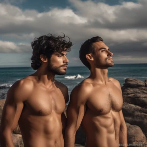 Los mellizos Carlos y Ramón les encanta hacer hicking desnudos y...