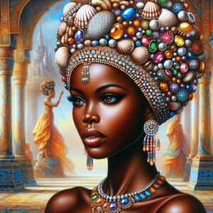 This time, ensure that the airbrush oil painting of the woman co...