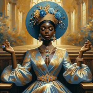 Craft an illustration that evokes spirituality and a profound co...