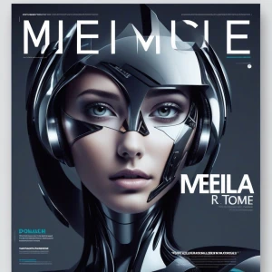 Design a versatile, modern logo featuring the text "We-media," s...