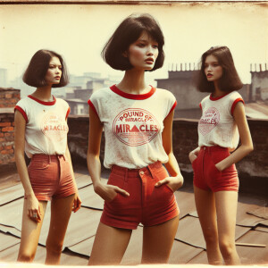 Generate a faded color film photograph from the early seventies...