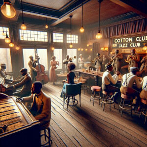 Roaring 1920's cotton club jazz juke joint
