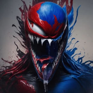 Design an image of a character fusion between Sonic the Hedgehog...