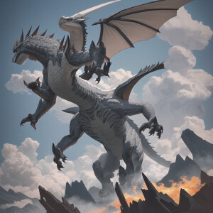 imagine a crisp, blue sky far above an ancient, rugged landscape...