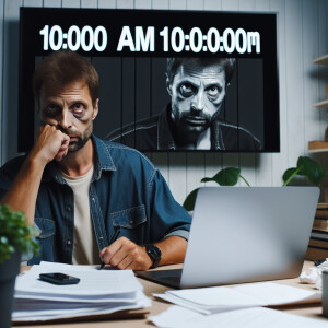 Покажи Вадима, который работает 3 день с 10:00 до 22:00