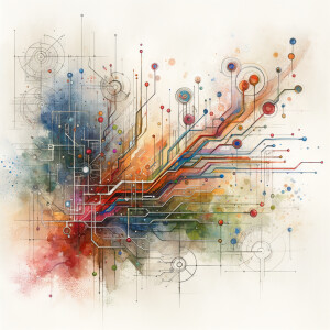 The golden ratio, Minimalist art Circuit, boards, circuitry, dia...