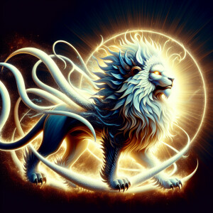 Create a beautiful godly monster