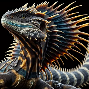 Sailfin dragon, ultra-detailed, ultra-realistic, masterpiece, HD...