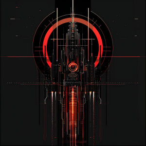 Design a futuristic cyberpunk-style logo for Pyaterochka магазин...