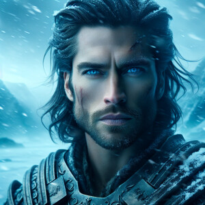 Caranthir Ar-Feiniel from The Witcher series stands in the cold...