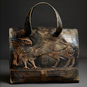 Sumerian Dragon Handbag of ancient astronauts.