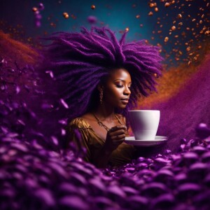 create a  ultra high resolution 3D beautiful African American fe...