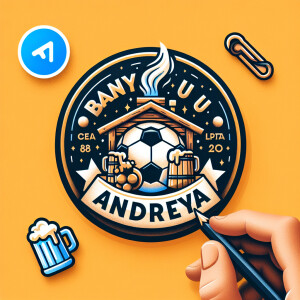 Футбол, баня, пиво, лига чемпионов
Сделай логотип сразу круглым...