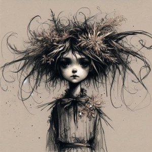 "Gothic style, Rough style, Edward Scissorhands inspiration, Cre...