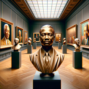 CDesign a close-up, detailed 3D view inside an African-American...
