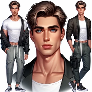 Main Male Character (Puerto Rican–Italian Heartthrob)****
A tall...