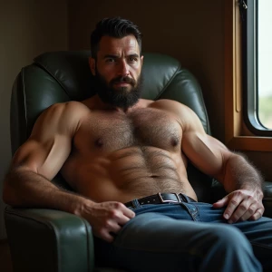 Trucker who isnaikeandhairy musclebody that is showing off on th...