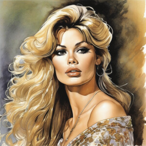 Brigitte bardot sensual by milo manara