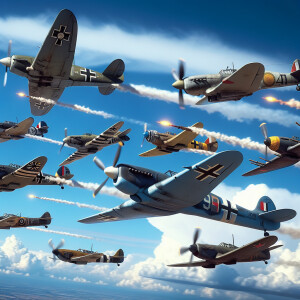 Истребители времен Второй Мировой войны