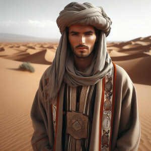 A Bedouin , Moroccan man