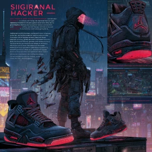 "Animated concept video featuring 'The Signal Hacker' — a cyberp...