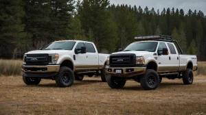 can you show me a 2002 f250 with a 2023 f250 ranch hand brush gu...