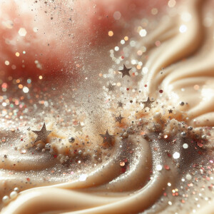 Create glitter, shimmer,like cream background