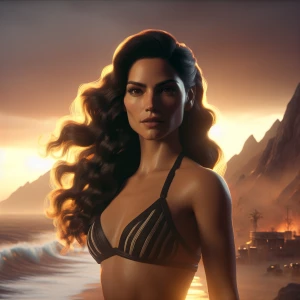 Maite Perroni bikini no on