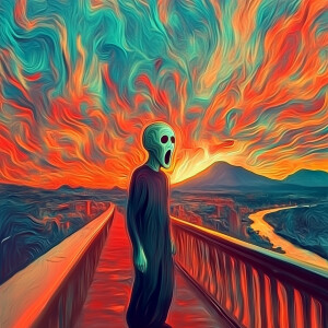 Create an image of a figure named Matthew in Pompeii, styled wit...