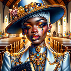 Full image view ultra realistic psychedelic airbrush glossy oil...