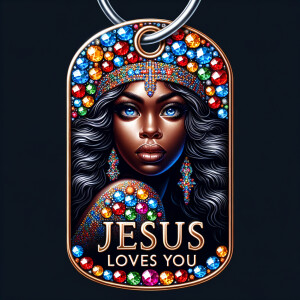 Design a tag that encapsulates a beautiful, colorful depiction o...