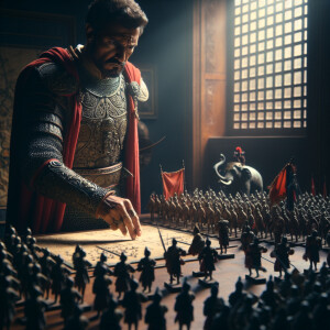 Hannibal Barca strategizing